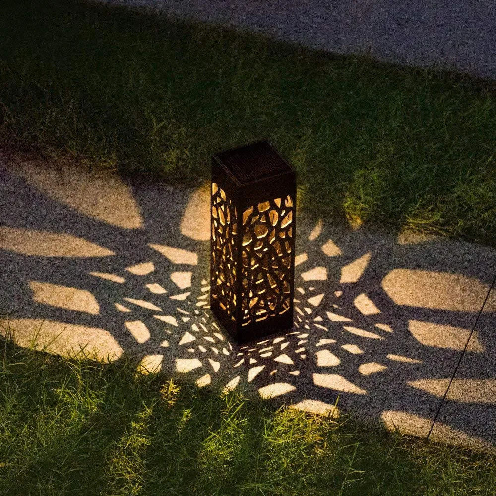 45# солнечные садовые лужайки лампы светильники для дорожки дворцовый фонарь стиль ландшафтное освещение для садовый декоративный фонарь сенсор лампа