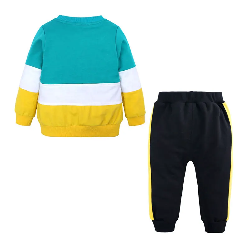 Spring Autumn Newborn Baby Tracksuit Suits Toddler Baby Clothes Cotton Long Sleeve Tops+Pants 3-24 Months Infant Sportswear