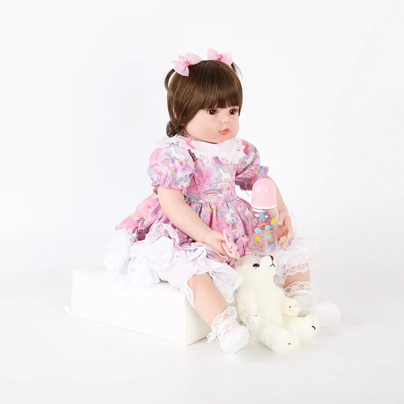 Forrsdor 47 см/58 см Глобальный приоритет продаж reborn кукла Мода boneca reborm реалистичные силиконовые куклы лучший подарок на день рождения Рождество