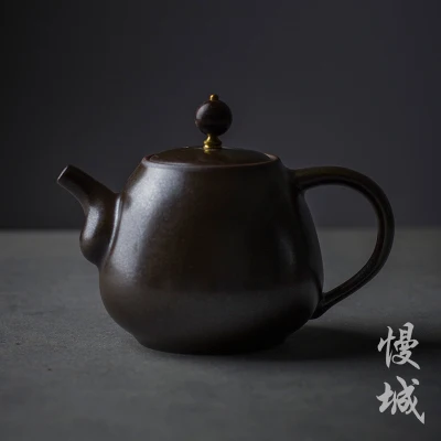 Китай Цзиндэчжэнь традиционный кунг-фу Чайник один Чайник Античная японская керамика ручной работы чайный сервиз подарок