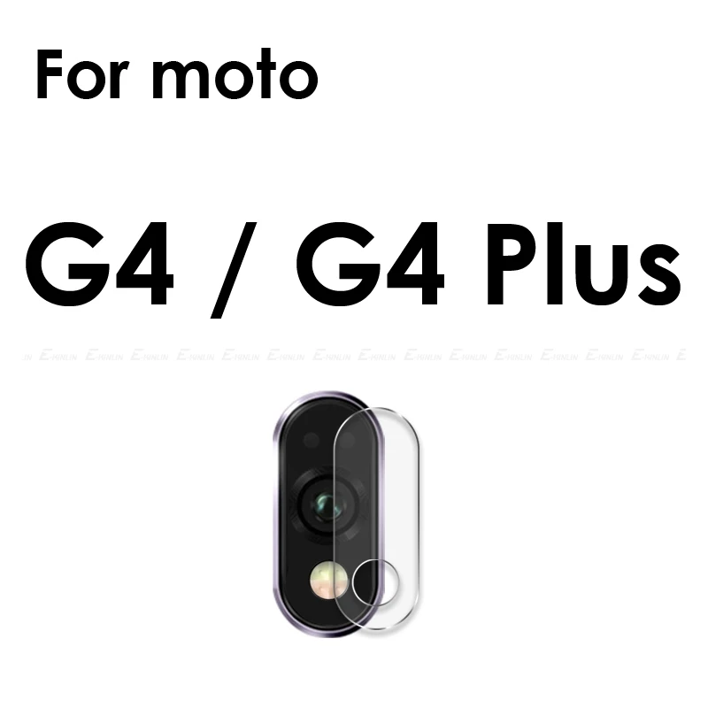 Задняя крышка объектива камеры из закаленного стекла для Motorola Moto G7 G6 G5S G5 G4 Plus power Z2 Z Force Play Защитная пленка для экрана - Цвет: For Moto G4