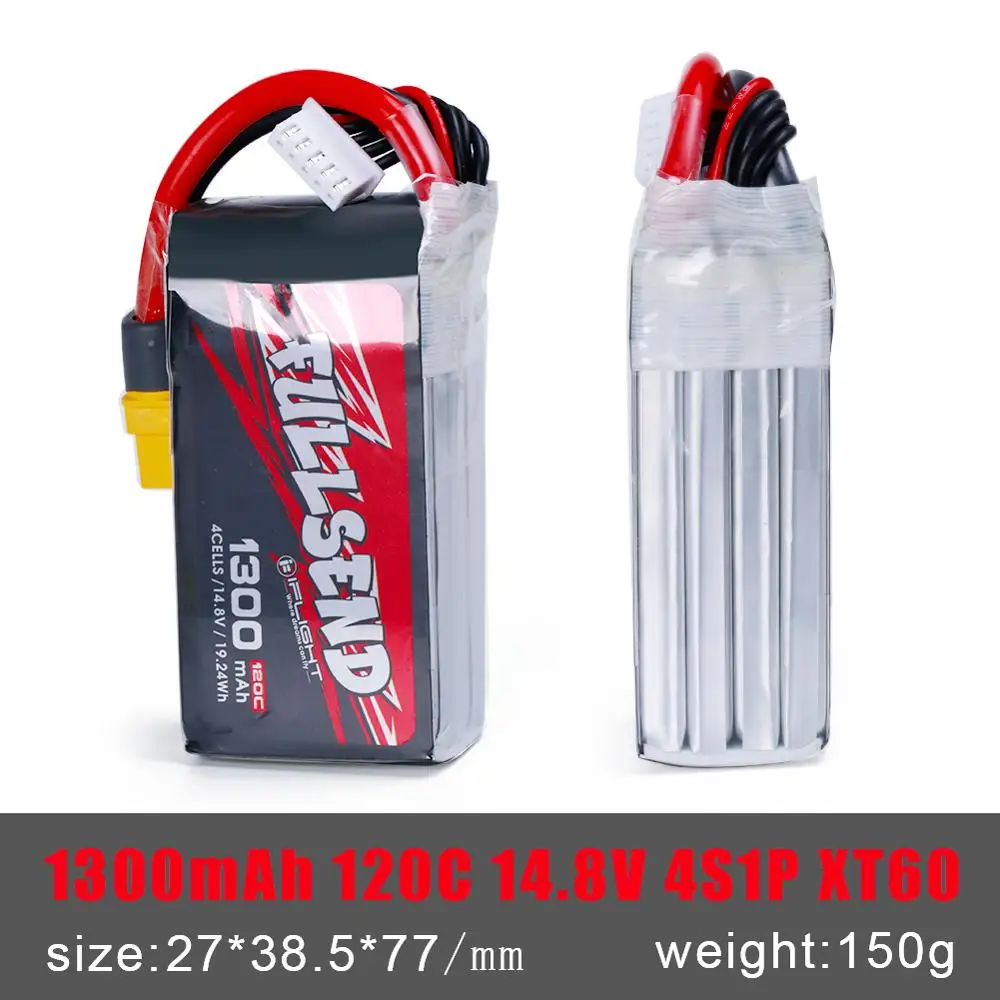 Battery Fullsend Fpv Drone Battery 4s Lipo Fullsend Iflight Fullsend 4s 4s 1300mah Parts Accs Aliexpress