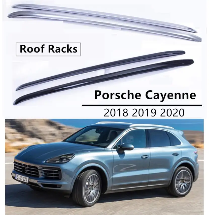 

For Roof Racks Luggage Rack Bar For Porsche Cayenne 2018 2019 2020 High Quality Aluminium Alloy Car Modification Accessories