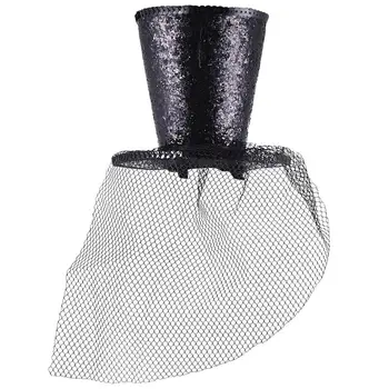 

1pc Veil Hair Hoop Elegant Creative Party Headwear for Masquerade