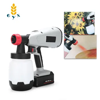 Cheap Handheld Electric Spray Gun Rechargeable Lithium Spray Paint Gun Multifunctional High Pressure Spray Gun DC42V 2000mAh 110-220V
