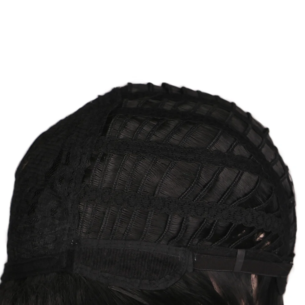 Kapryśny W długie naturalne fale peruki dla kobiet Ombre brązowy mieszany kolor żaroodporne włosy peruka syntetyczna