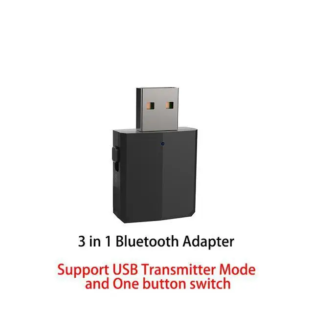 DishyKooker 5,0 USB Bluetooth передатчик для ТВ 3,5 мм приемник Bluetooth AUX Стерео музыка с изменяющимся переключателем беспроводной адаптер