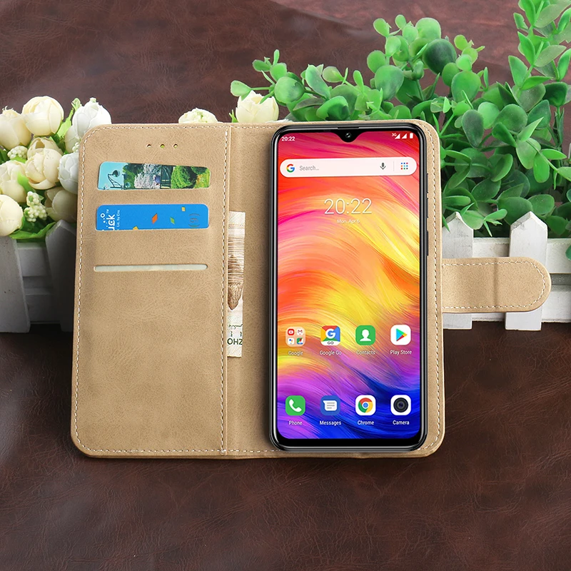 Alesser для Leagoo power 2 Pro роскошный флип чехол из искусственной кожи с бумажником