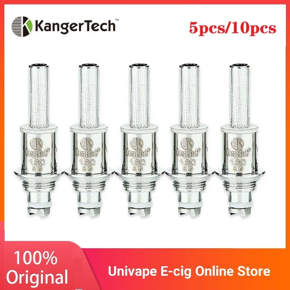 5 шт/10 шт KangerTech модернизированная двойная катушка 1.0ohm /1.2ohm 1.5ohm /1.8ohm для Kanger Protank