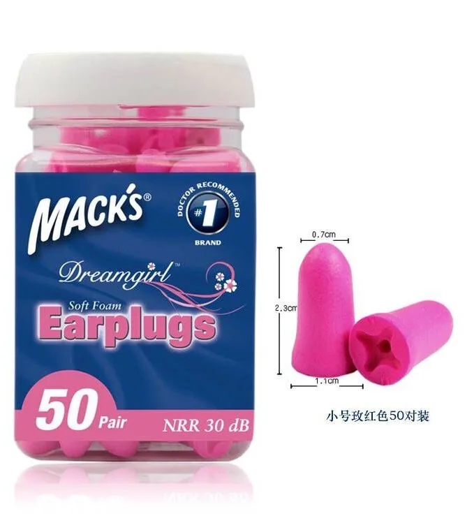 Bouchons D'oreilles En Mousse Ultra Souple Mack's NRR 32 (50