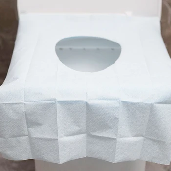 

20pcs Disposable Toilet Seat Covers Extra Large Full Cover Public Toilet Paper Pad for Travel Hotel Bathroom Supplies