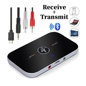 

Bluetooth B6 Transmitter Receiver Wireless Audio Adapter For Headphones Speakers TV 3.5mm Bluetooth 4.0 Music Receiver Sender