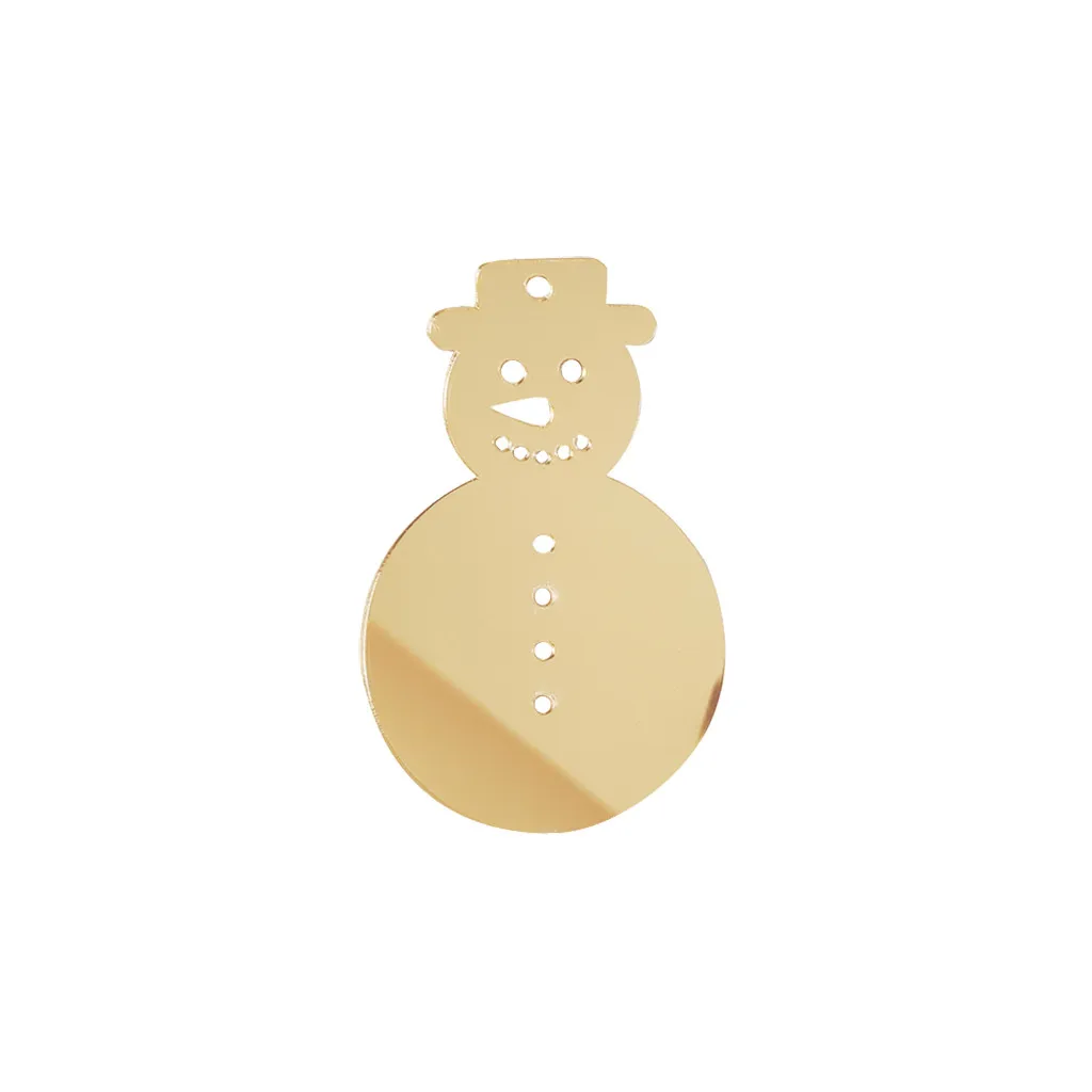 20pcs Christmas Acrylic Pendant Home Christmas Tree Snowman Elk Moon Angel Ornaments Kids Room Party Wall Hanging Decoration