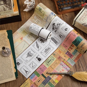 

Moking Human world 10 cm * 3 m Paper masking Tape Scrapbooking Decoration Stationery washi Tape