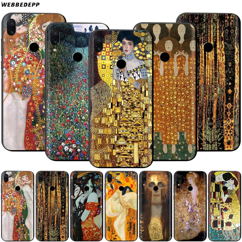 Чехол Gustav Klimt для Xiaomi Redmi 4A 4X 5 5A 6 6A 7 7A S2 Note Go K20 Pro Plus Prime 8T | Мобильные телефоны и