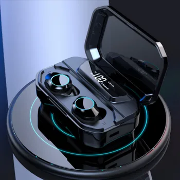 

Top Quality G02 TWS Wireless Bluetooth 5.0 Earphone Stereo IPX7 Waterproof Sports Earphone With LED Display 3300mAh Power Bank