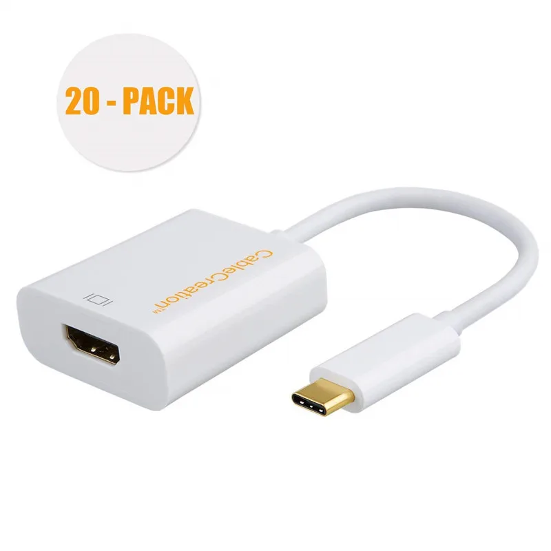 USB C к HDMI 4K адаптер, кабель usb type C к HDMI Thunderbolt 3 совместим, совместим с MacBook Pro //