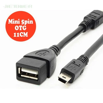 

1000pcs/lot 11cm Micro USB to mini USB Host OTG Cable for DAC Portable Digital Amplifier tablet pc mobile phone mp4 mp5