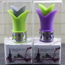 Креативная силиконовая бутылка для вина Lily пробка для вина и пробка для свежего вина