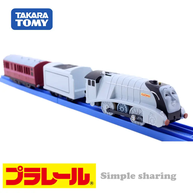 Takara Tomy Pla Rail Plarail поезд и друзья TS-10 Спенсер японский железнодорожный поезд моторизованный Электрический локомотив модель игрушки