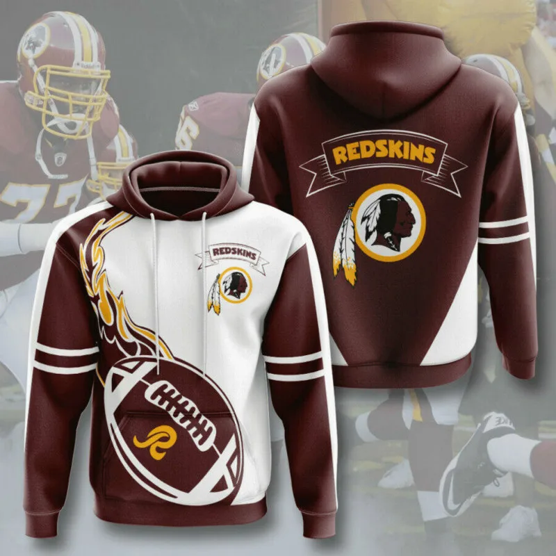 redskins jersey hoodie