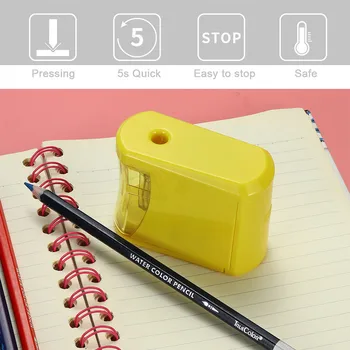 

Automatic Touch Switch pencil Knife Sharpeners 5s Fast Sharping Portable Electric Pencil Sharpener for Students Back to School