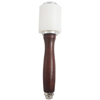 

Nylon Hammer - Leather Carving Hammer Cowhide Sew Hammer with Wooden Handle
