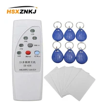 Handheld rfid leitor de cartão-handheld rfid escritor 13 pces 125khz leitor de cartão escritor copiadora duplicador com 6 cartões/tags kit