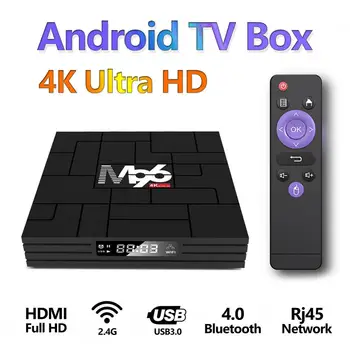 

M96 Smart Android TV Box 4k Ultra HD TVBOX With LAN RJ45 WiFi HDMI USB 3.0 Bluetooth Android Set Top Box For YouTube Google Play
