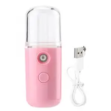 Нефритовый ролик, портативный распылитель, увлажнитель для лица, пароварка, косметический Увлажняющий инструмент, розовый, 30 мл, для удаления кожных ярлыков