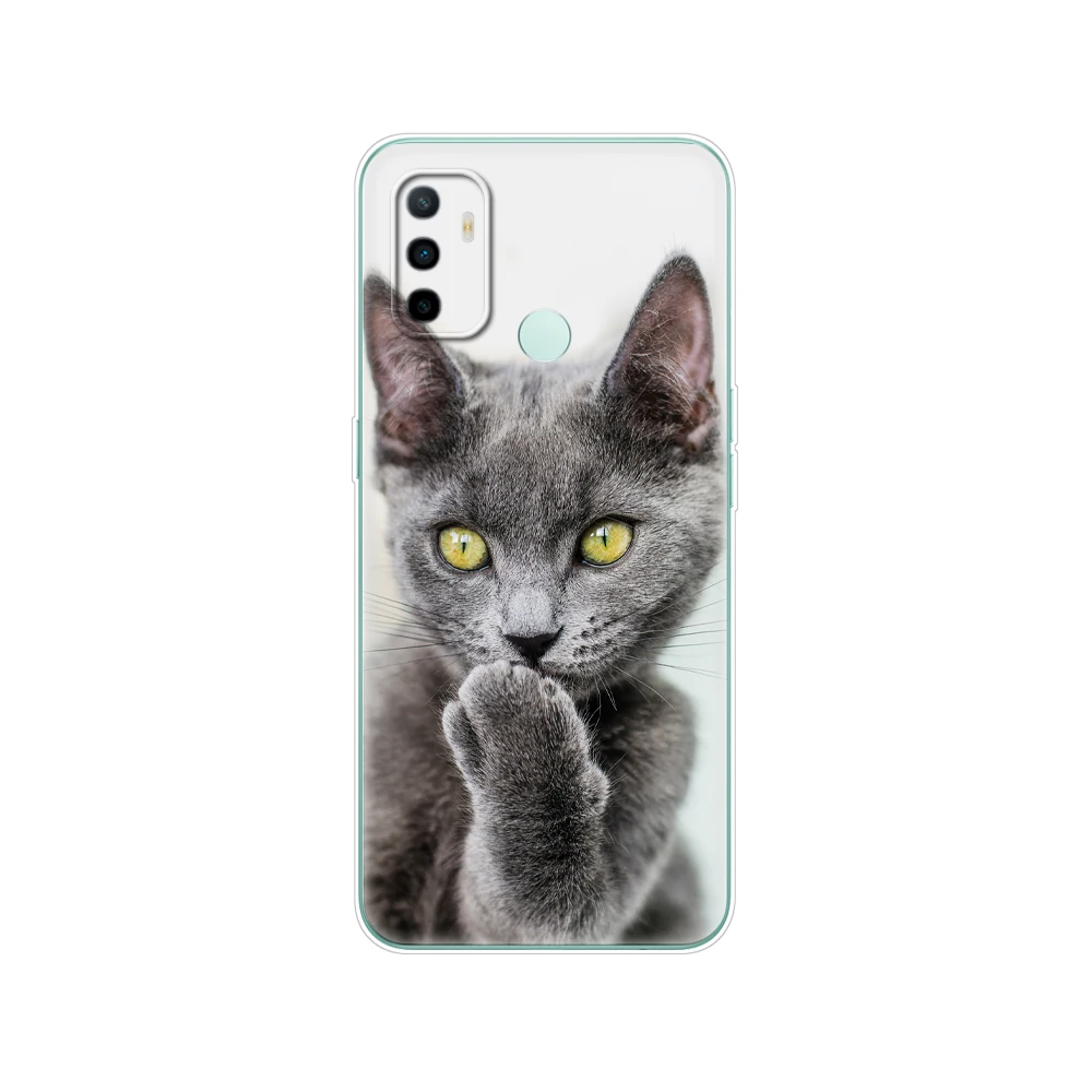 oppo phone back cover For OPPO A53 Case 2020 Silicon Soft TPU Phone Cover for OPPO A53S A32 Case Bumper OPPOA53 A 53 6.5" Fundas CPH2127 CPH2135 Etui cases for oppo cell phone Cases For OPPO