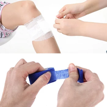 

Security Protection Waterproof Self Adhesive Elastic Bandage 5M First Aid Kit Nonwoven Bandage
