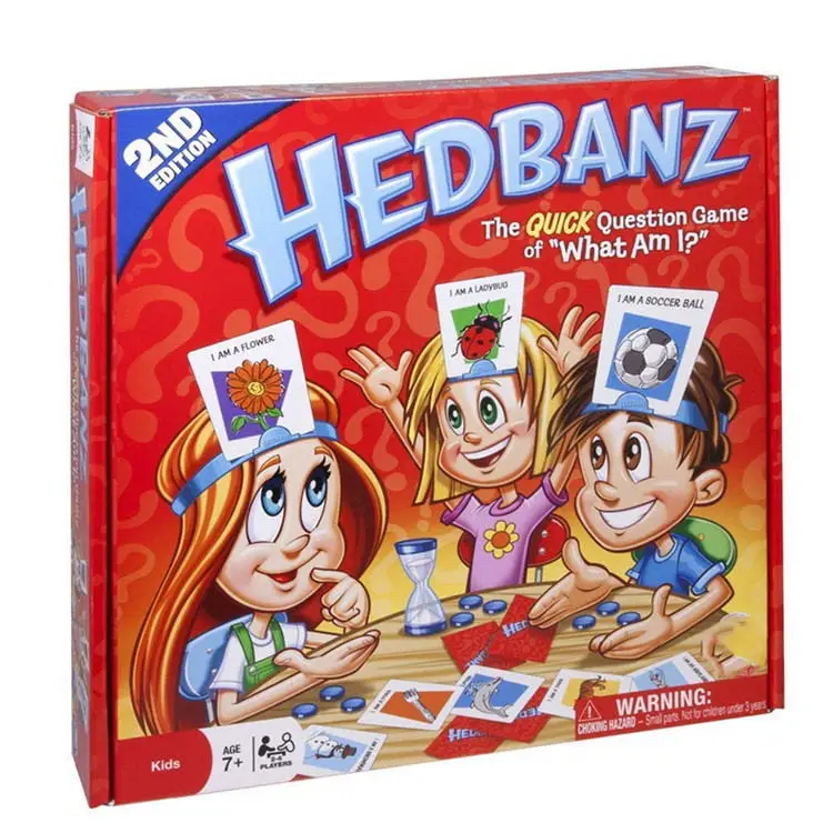 Кто я настольная игра родитель-ребенок интерактивная игра Hedbanz карточная игра обучение английскому