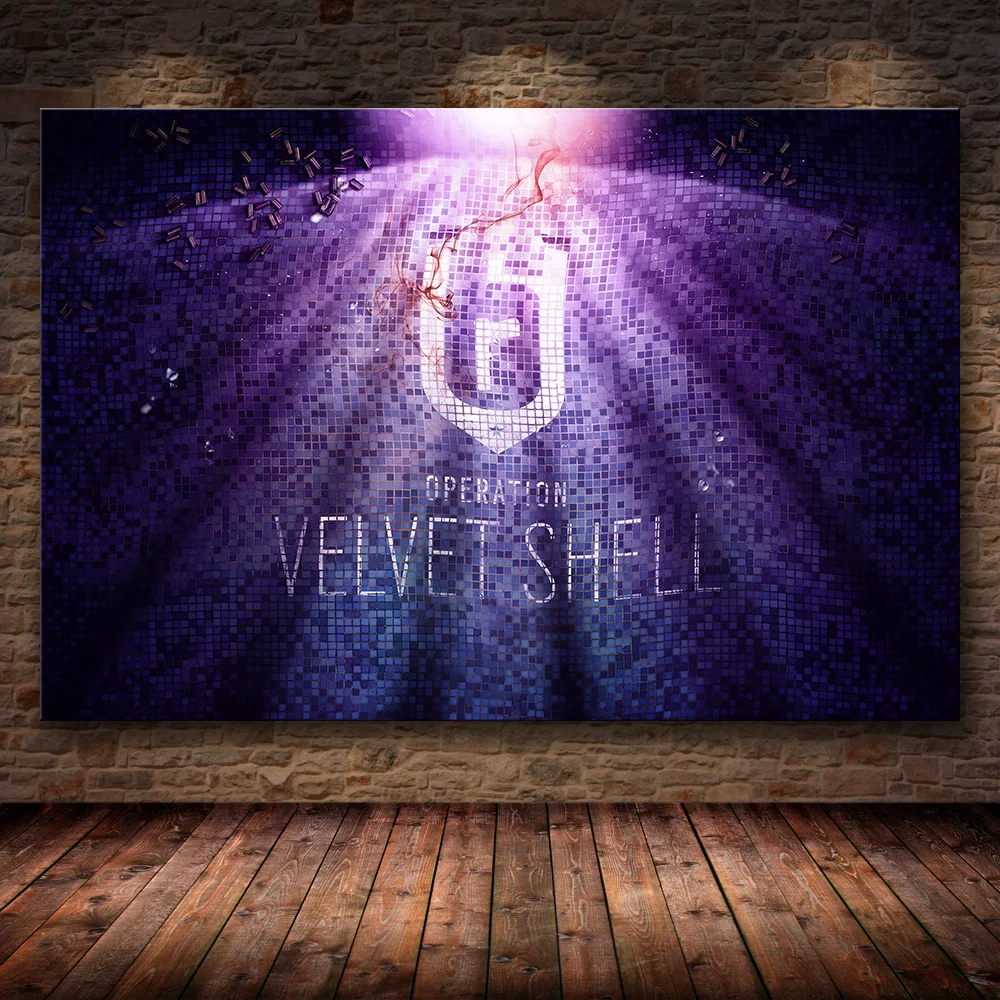 Unframed постер украшение картина Tom Clancy's Rainbow Six Siege на HD холсте картина искусство картина маслом - Цвет: 14