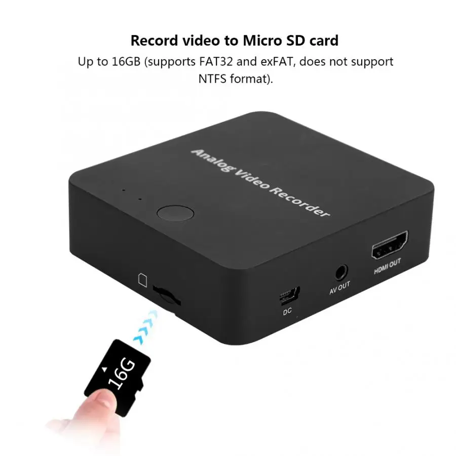 Коробка видеозахвата аналоговый AV рекордер видеомагнитофон HD VCR DVD в цифровой видео конвертер