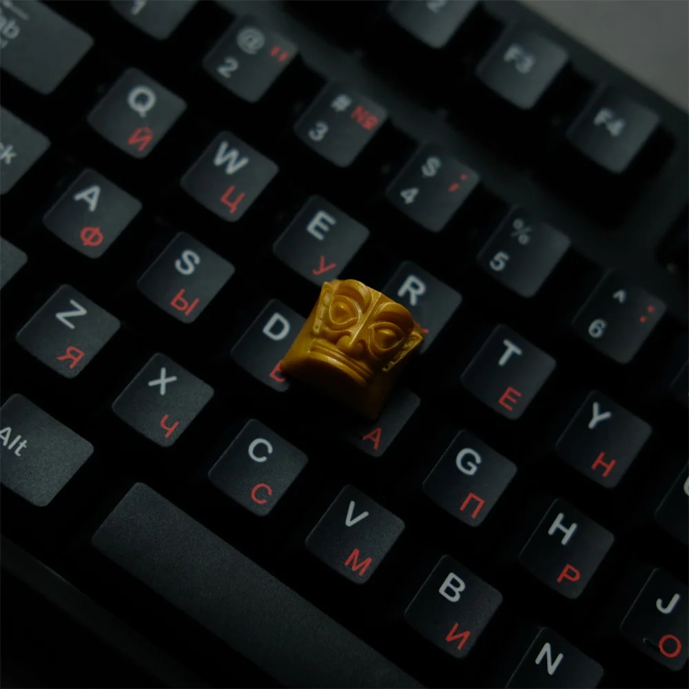 

Handmade Custom Resin Keycaps For Mechanical Keyboard mask Key Cap Gaming Accessories Personalized Keycap 1Pc