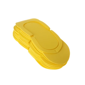 

12Pair Indoor Disposable Slippers Pedicure Salon Hotel Usage Foam Flip Flops New 50JF