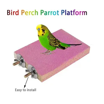 

8Pcs Bird Swing Toys with Bells Parrot Chewing String Mirror Spiral Rope Perch T8WE New