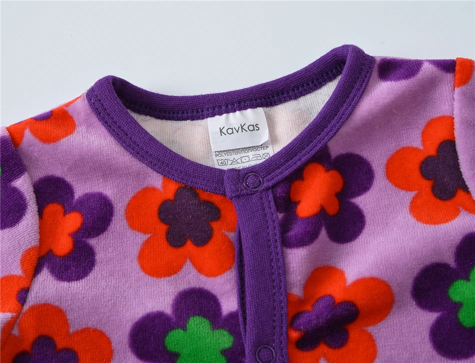 Winter Newborn Baby Rompers Warm Velvet Jumpsuit Baby Girls Clothing Long Sleeve Toddler Clothing Bebek Roupa De Bebes