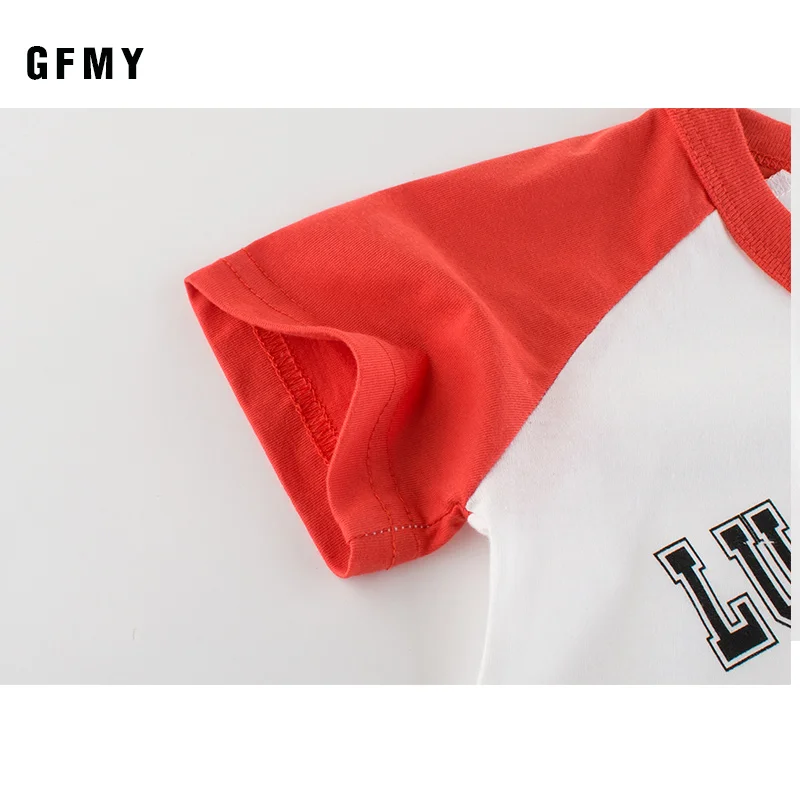 Коллекция года, GFM, хлопковая Футболка для отдыха с круглым вырезом, красного, синего, желтого цвета, три цвета, с принтом автомобиля, для мальчиков прошитый Топ для малышей возрастом 2 года