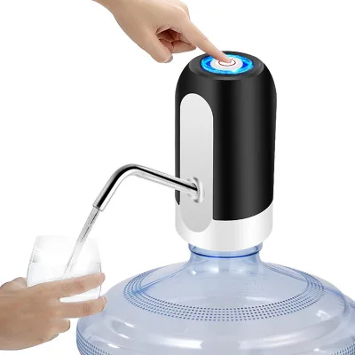 Бутылка с насосом, автоматический насос для питьевой воды, портативный электрический умный диспенсер для воды, бутылка для воды