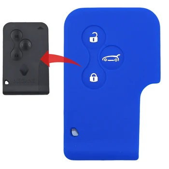 

New 3 Button Remote Card Key Smart Car Key Fob For Renault Megane Scenic 2003 2004 2005 2006 2007 2008 Clio Logan Koleos