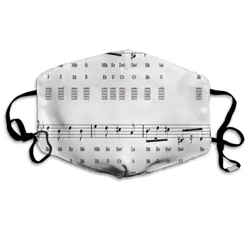 

ZHOUSUN Guitar Sheet Music Windproof Mouth Cover Protective Warm Face Covers for Women Men