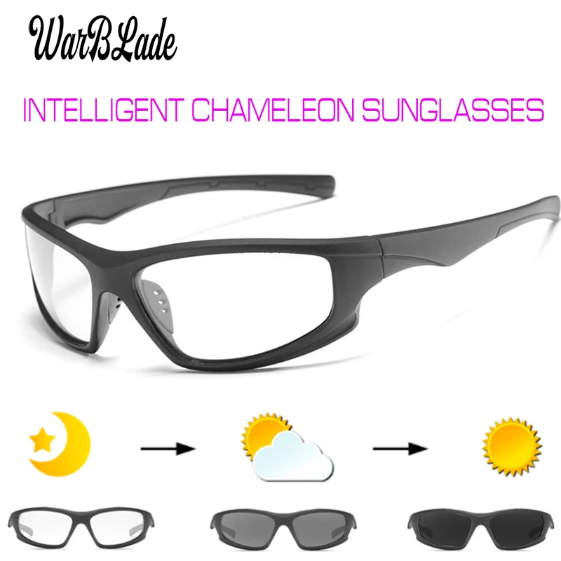 

WarBLade Driving Polarized Photochromic Sunglasses Men Chameleon Glasses Women Sunglasses Driver Goggles Oculos De Sol Hombre