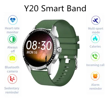 

Y20 Smart Bracelet Blood Oxygen Health Weekly Smartwatch Bluetooth Call Dail ip67 PK W26 Sport Mode Passometer Men Watch