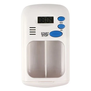 

Newly Mini Portable Pillbox Electronic LED Alarm Intelligent Clock Reminder Pillboxs First Aid 19ing