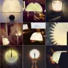 Lámpara led de madera de seis colores para libros, lámpara de mesa de luz nocturna mejorada de color blanco, Arce, negro, nogal y marrón ► Foto 3/6
