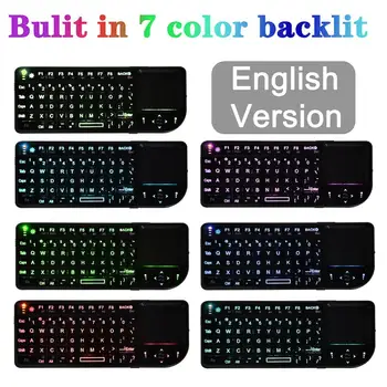 

A8 2.4GHz Mini Backlit Wireless Keyboard Air Mouse Touchpad for Projector TV Box Russian/English/Spanish Keyboard For PS4 XBOX