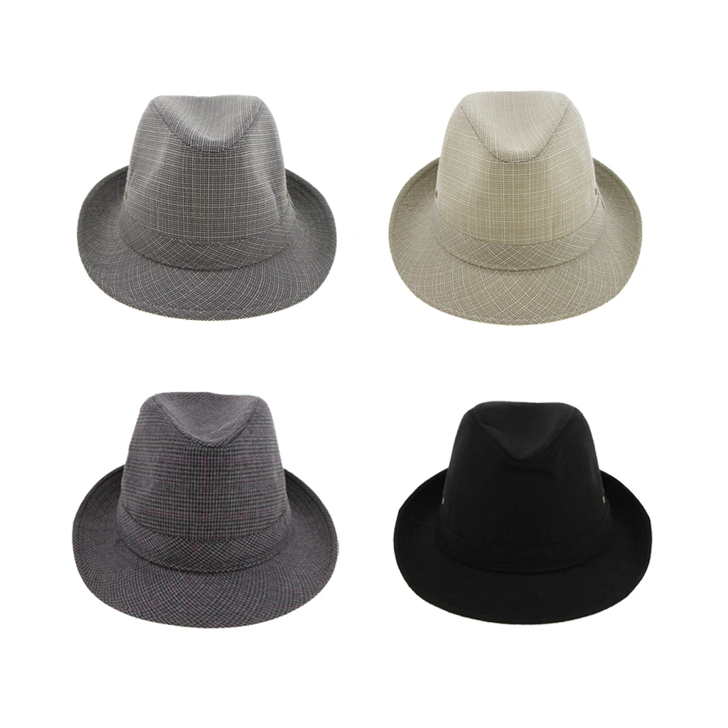 Fishing Caps Mens Womens Cap Unisex Linen Hat Summer Fedora Irish Panama Trilby Beach Party Cowboy Sun Hats