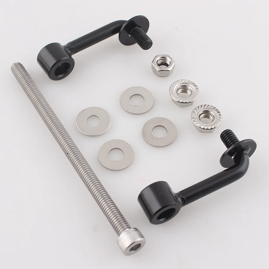 2" Motorcycle Billet Gas Tank Lifts Kit Fit For Harley Sportster Nightster Iron 48 72 XL883 XL1200 Model Black